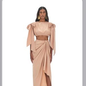HALIMA NUDE CROPPED TOP